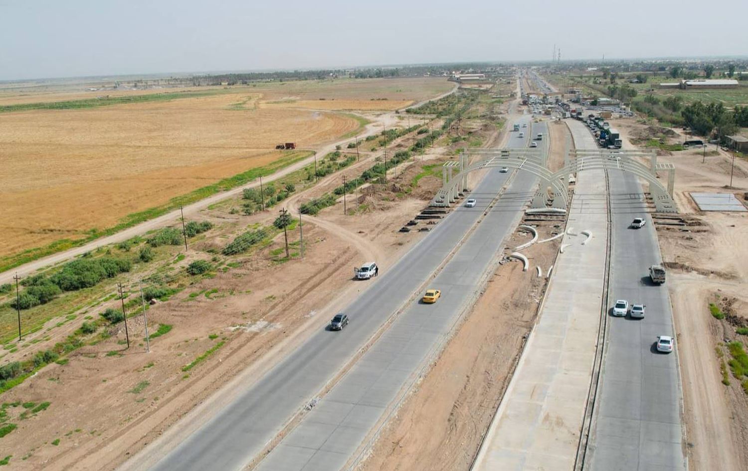 وزارة الاعمار لرووداو: تحقيق نسب انجاز متقدمة باكساء طريق بغداد – كركوك