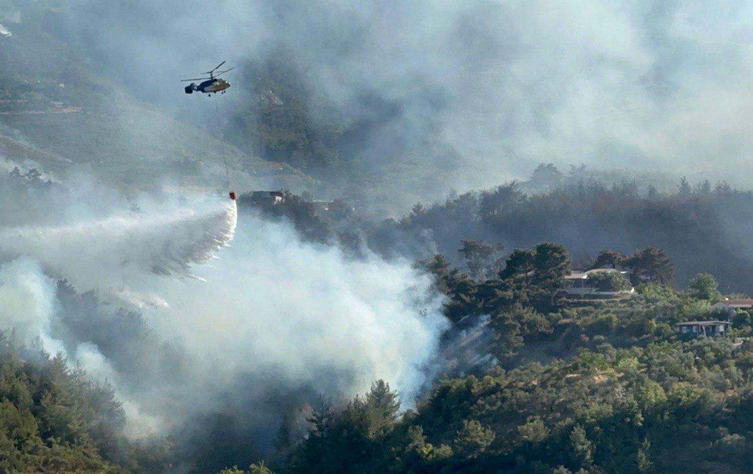 Li çend bajarên Tirkiyê û Bakurê Kurdistanê agir bi daristanan ket