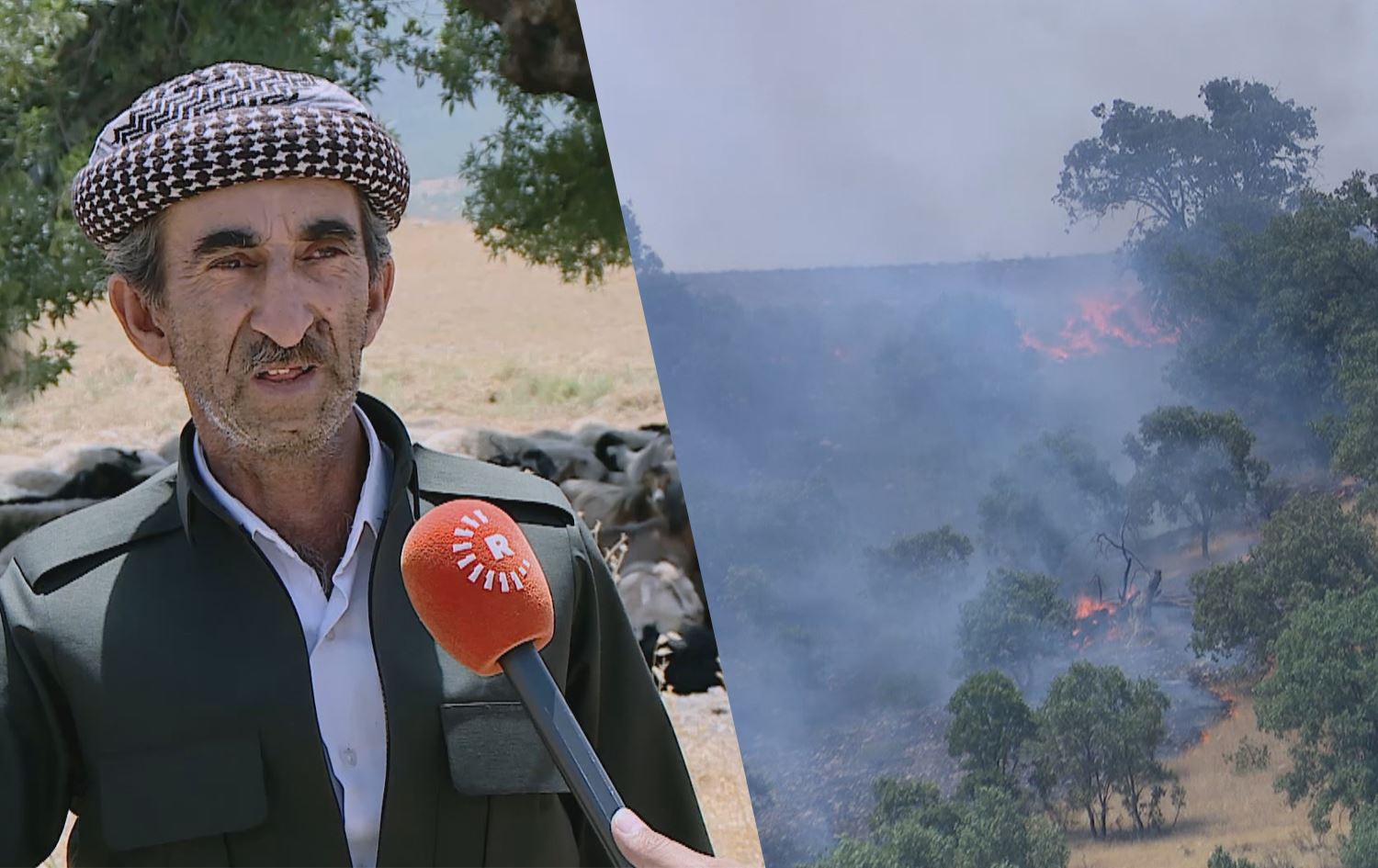 Bombebaranên Tirkiyê ziyaneke mezin gihandiye sînorê Amêdiyê