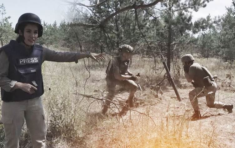 Nûçegihana Rûdawê li eniyên pêş ên şerê Ukraynayê ye; 2 demjimêran xwe ji droneke Rûsyayê veşartin
