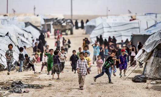 أطفال في مخيم الهول/ AFP