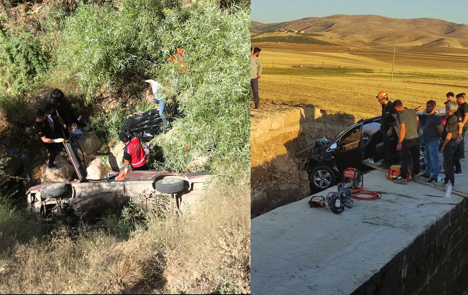 Li Sêrtê bûyerên trafîkê: 2 kes mirin û 5 kes jî birîndar bûn