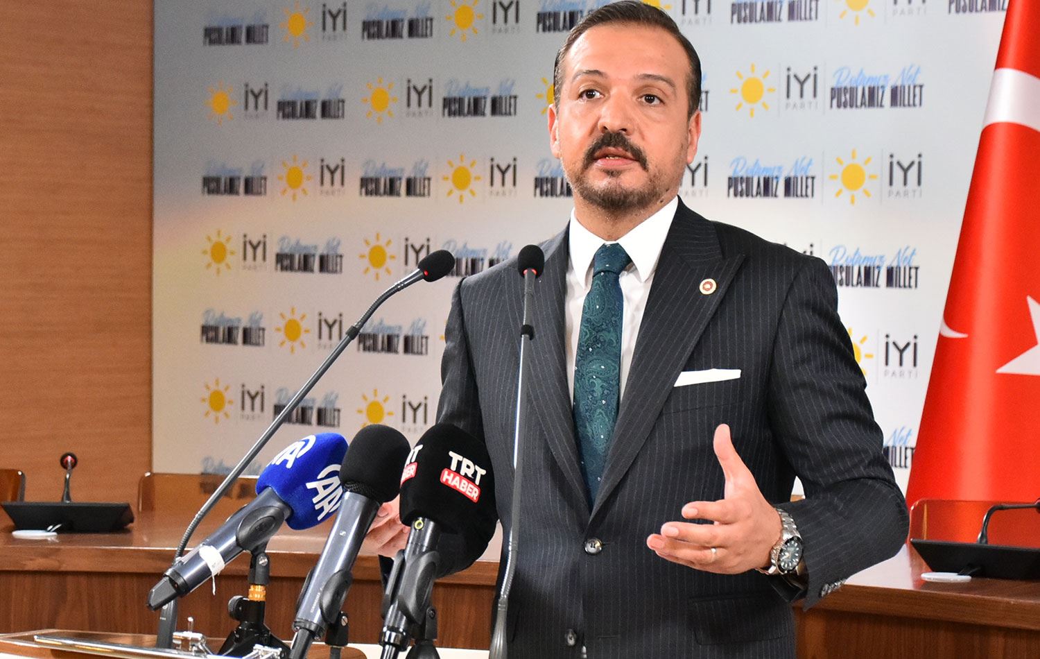 İYİ Parti Sözcüsü Kürşad Zorlu / ANKA