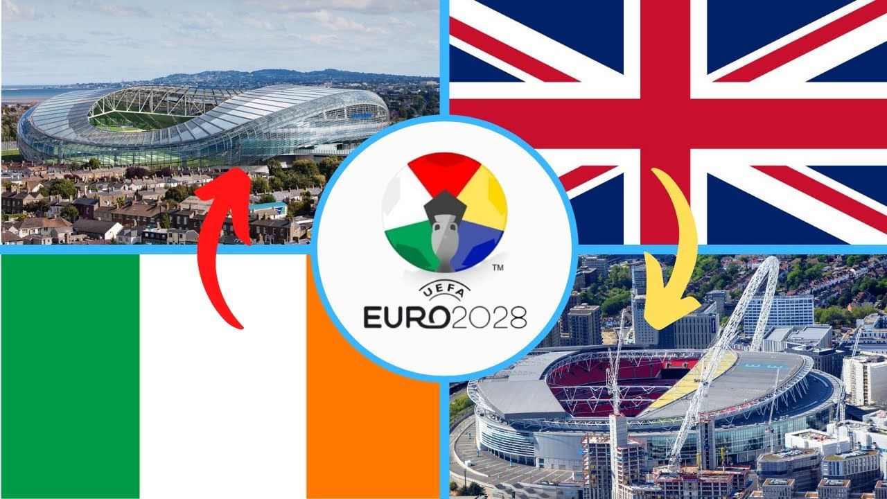 4 وڵاتەکەی بەریتانیا لەگەڵ ئێرلەندا داوای میوانداریکردنی یۆرۆی 2028 دەکەن