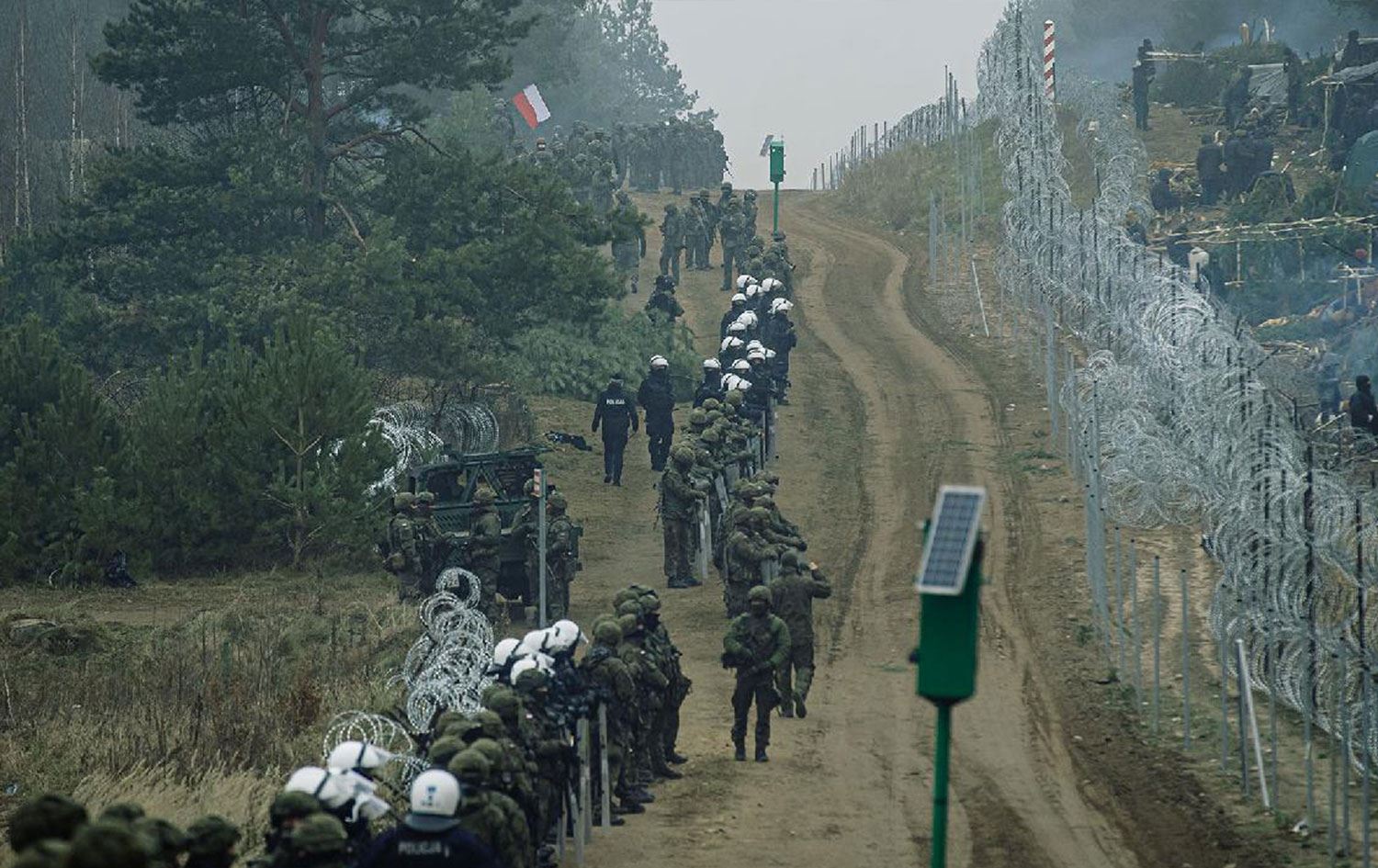 Polonya-Belarus sınırı / Foto: Reuters