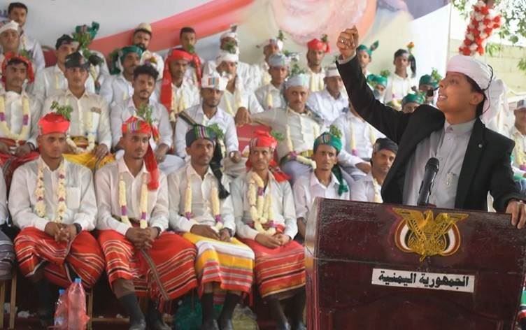 Yemen'in Taiz vilayetine BAE'li insani yardım kuruluşlarının desteğiyle 200 çift için toplu düğün düzenlendi