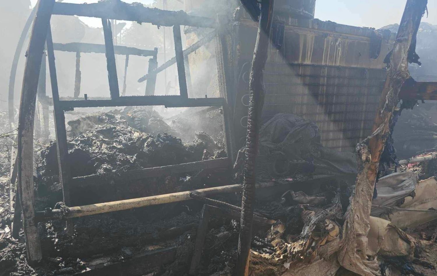 ئاگر لە کەمپی کەبەرتوو بووە هۆی سووتانی چوار خێوەتی ئاوارەکان