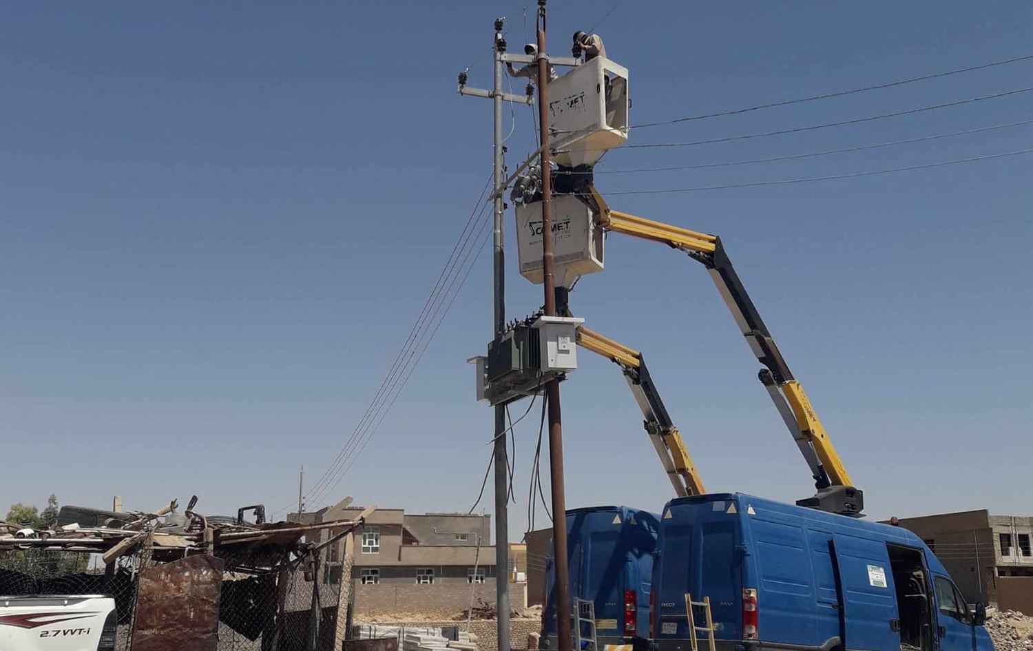 حديثة بلا مولدات أهلية وتجهيزها بالكهرباء 10 ساعات يومياً