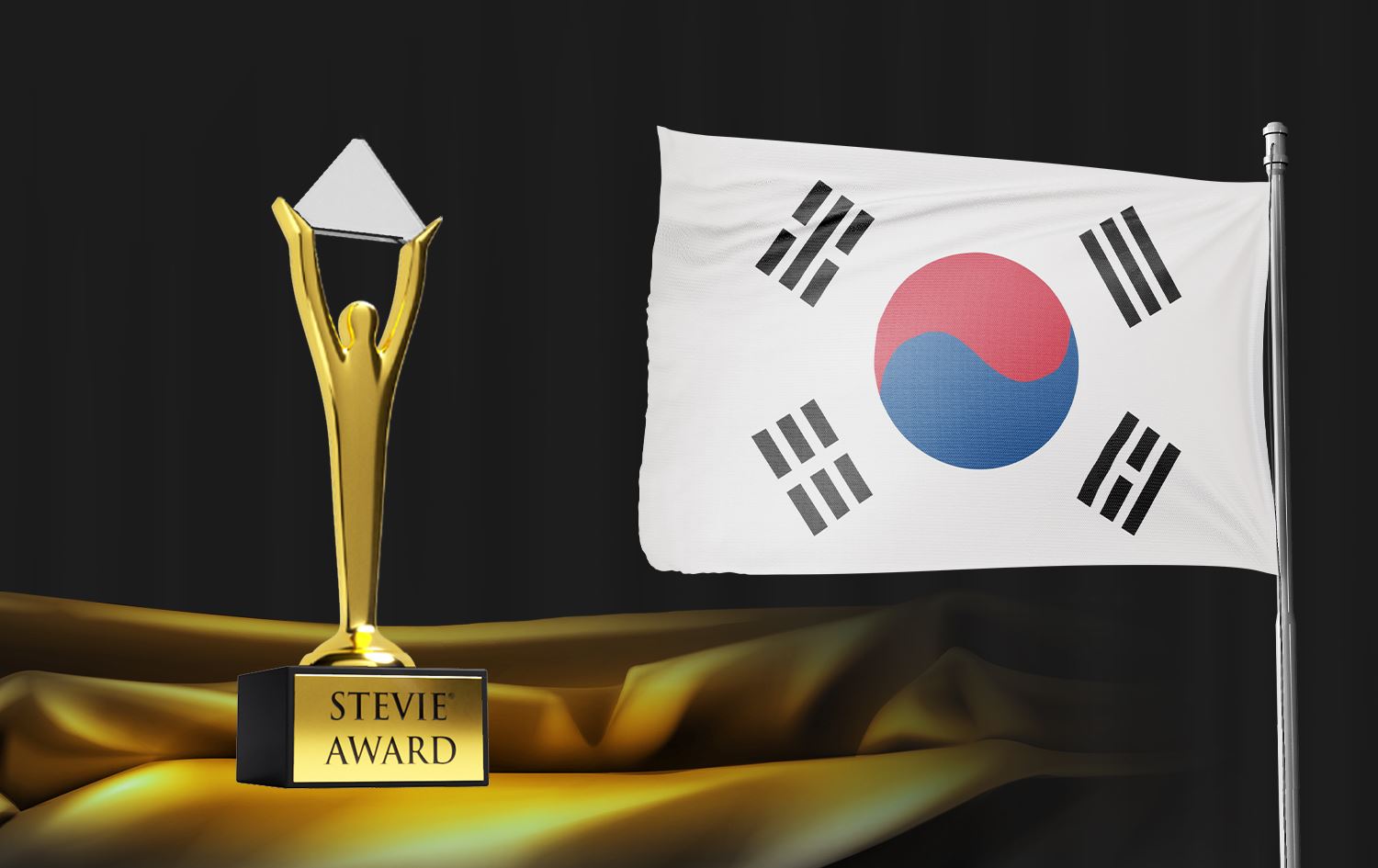 Güney Kore'nin Erbil Konsolosluğundan Rûdaw'a tebrik / Foto: Rûdaw Grafik