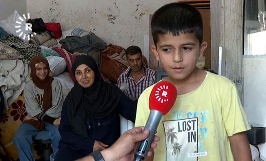 Mardin’de 5 çocuklu mülteci aile 3 aydır dükkanda yaşıyor
