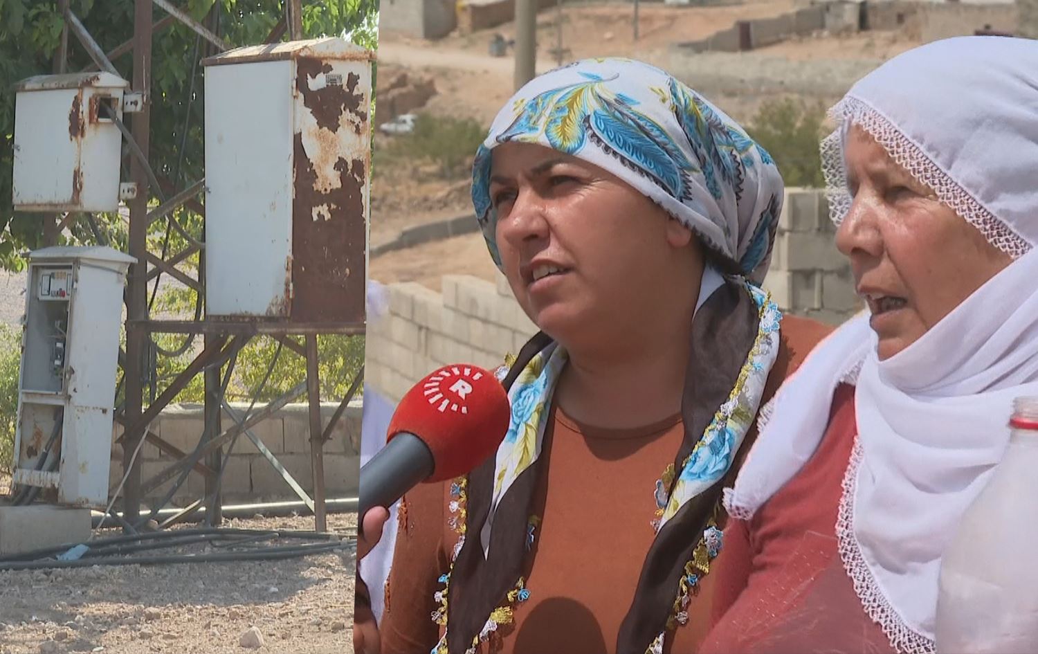 Li Qerhêtayêbi elektrîkê re av jî qut bûye