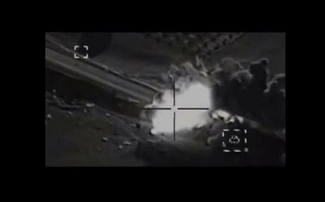 ABD savaş uçakları IŞİD'i vurdu...