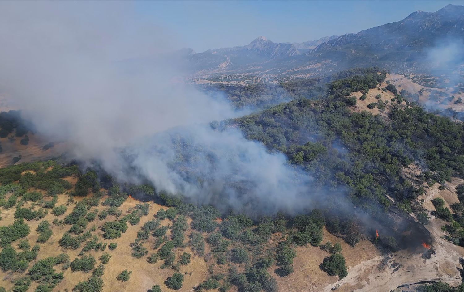 ئاگرکەوتنەوە لە سنووری دهۆک