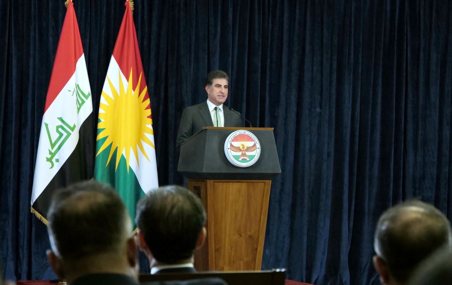 نێچیرڤان بارزانی، سەرۆکی هەرێمی کوردستان لە رێوڕەسمەکە