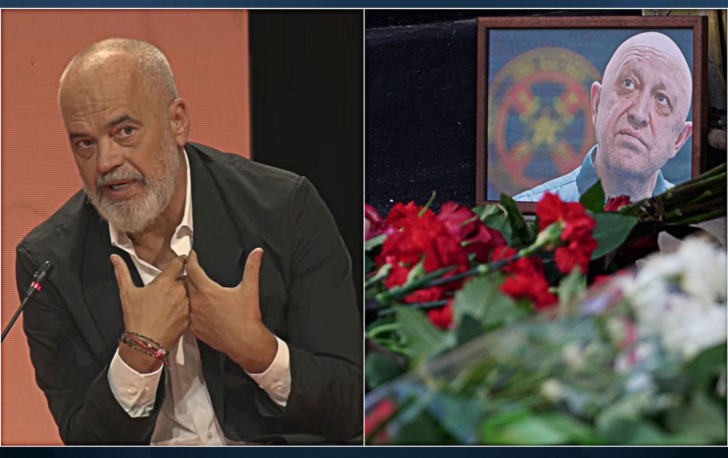 Arnavutluk Başbakanı Edi Rama ve Wagner Lideri Prigojin