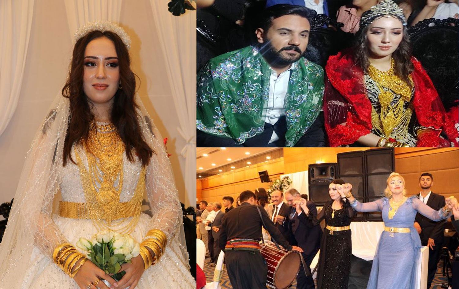 Van'da, Pinyanişi aşiretine mensup Mehmet Demir'in oğlu Samet Demir ile Nur Demir'in düğünü / Foto: DHA