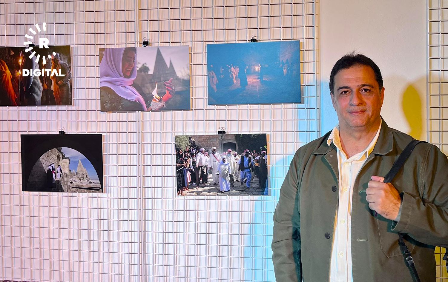 فۆتۆگرافەر سەفین حەمید لە پێشانگەی تایبەتیی لە مۆنیستەر 