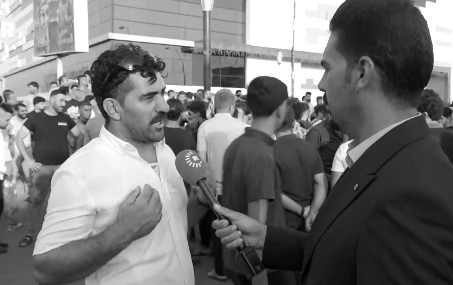 Kerkük'teki gösteriler sırasında vurulan Hawkar Abdullah / Foto: Rûdaw