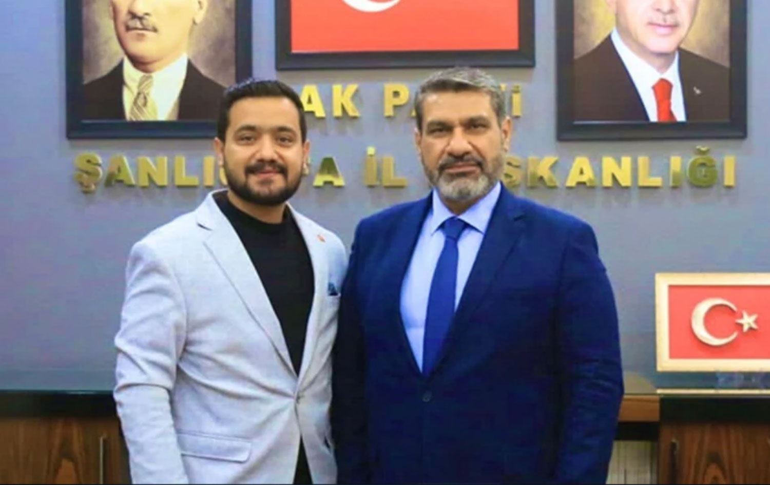 AK Parti Urfa İl Başkanı Ali Delioğlu ve oğlu Mücahid Delioğlu
