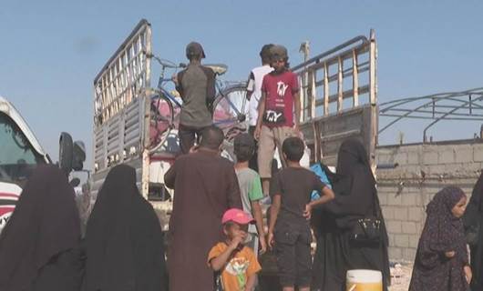 Hol Kampı'ndaki 96 aile Rakka'ya dönüyor