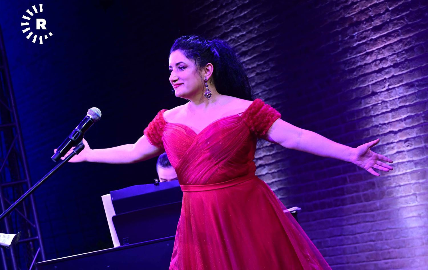 Dîmeneke ji konsera Pervîn Çakarê ya li Keleha Hewlêrê / Wêne: Bilind T. Abdullah - Rûdaw