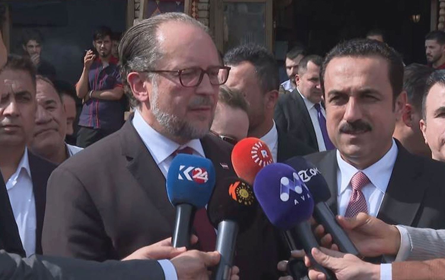 Wezîrê Karên Derve yê Awisturyayê Alexander Schallenberg / Wêne û Vîdeo: Rûdaw