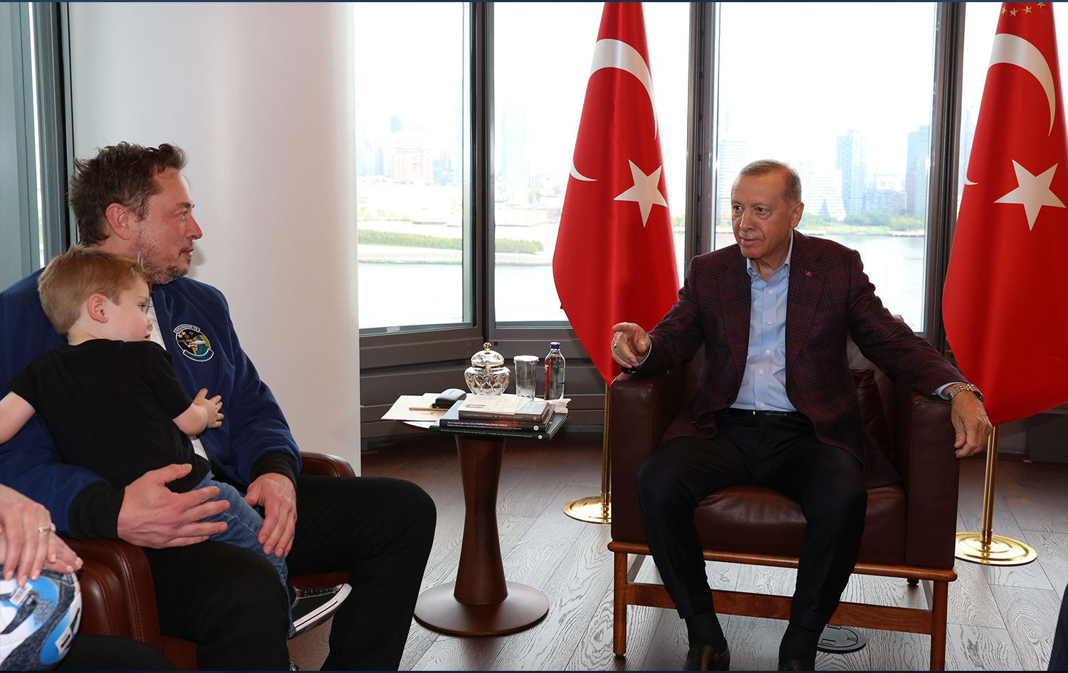 Erdoğan ile Musk bir araya geldi / Foto: AA