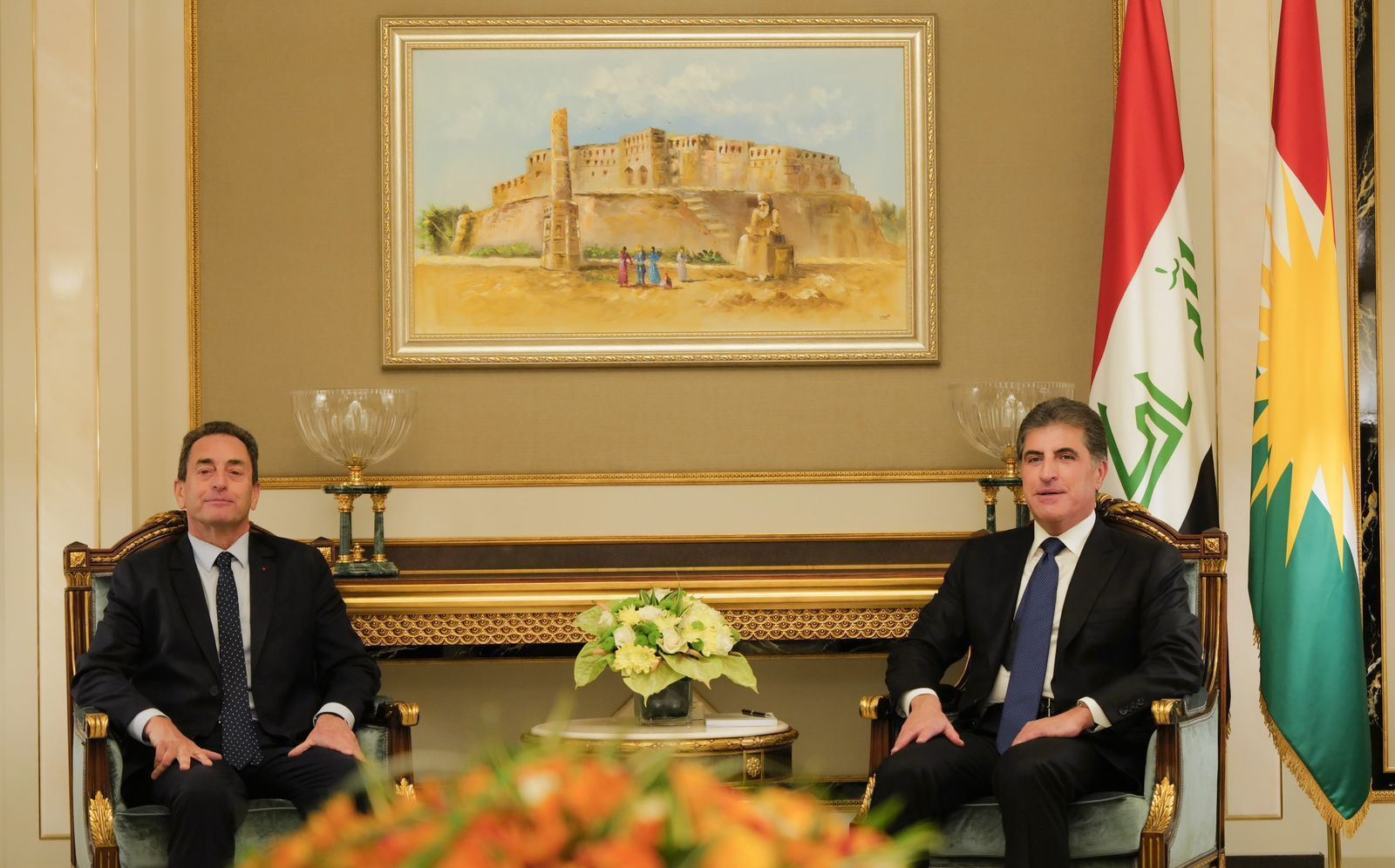 Başkan Neçirvan Barzani, Fransa’nın Bağdat...