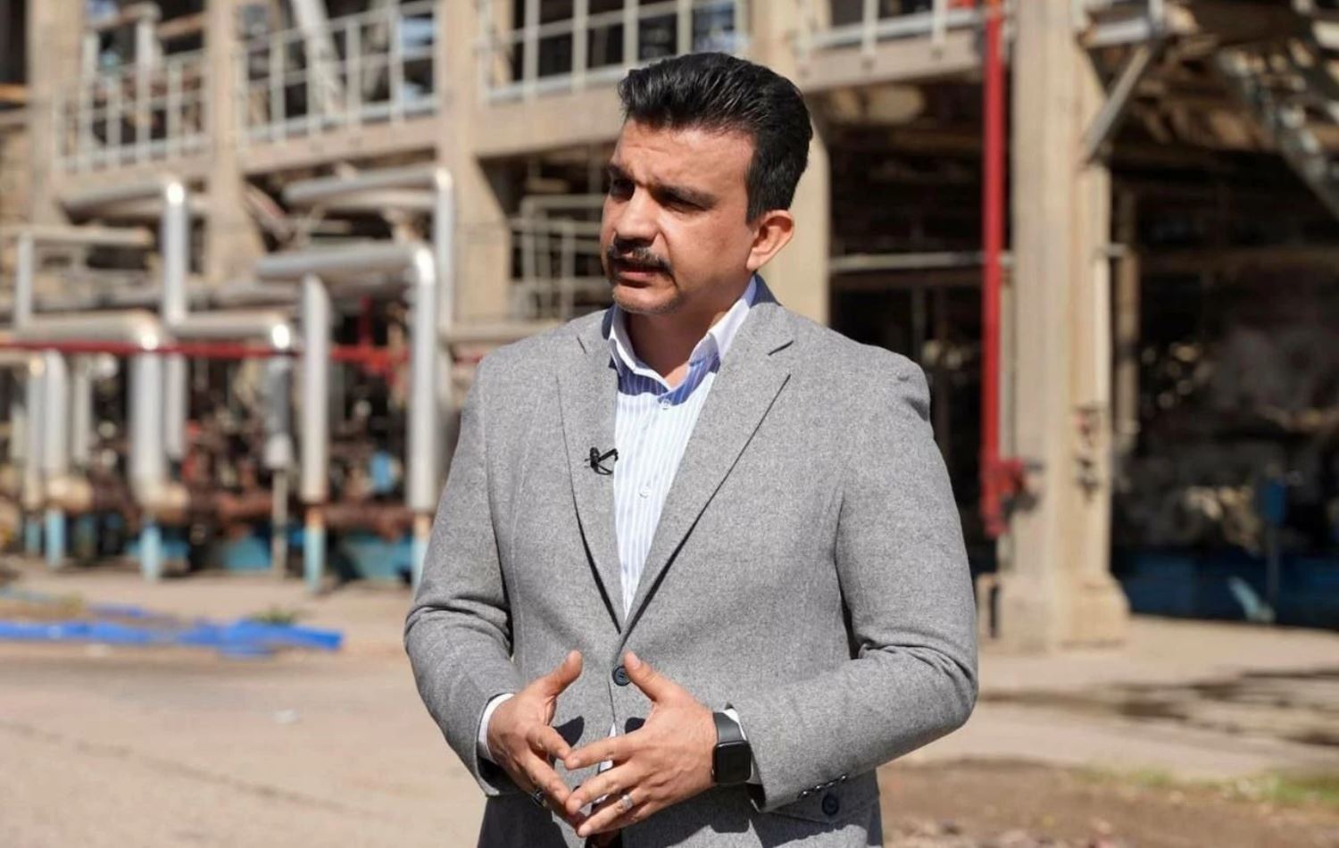 عائید خەفاجى، بەڕێوەبەرى گشتیی کۆمپانیاى پاڵاوگەى ناوەڕاست