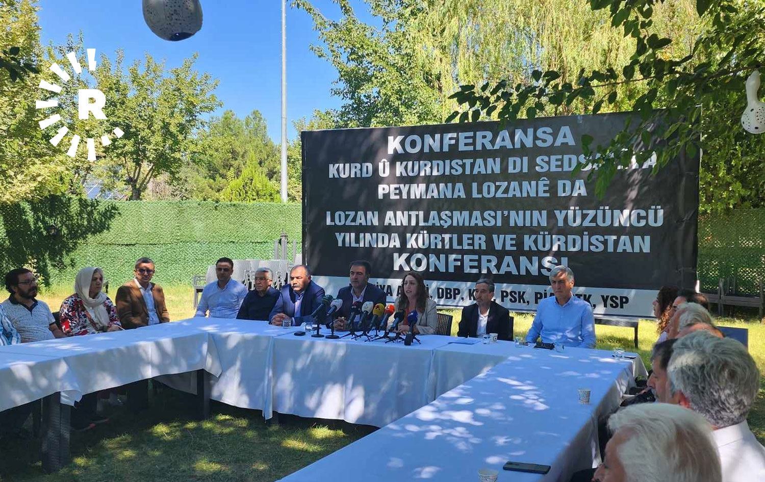 Partiyên Kurdistanî, encamnameya Konferansa Lozanê parve kir / Wêne: Rûdaw