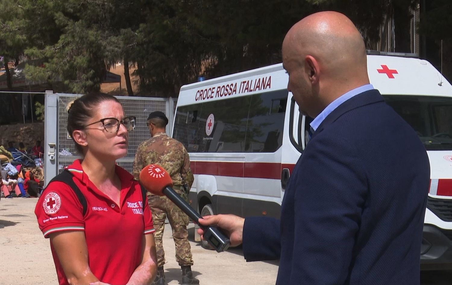 Berpirsa Yekeya Koçberiyê ya Xaça Sor a Îtalyayê Francesca Basile 