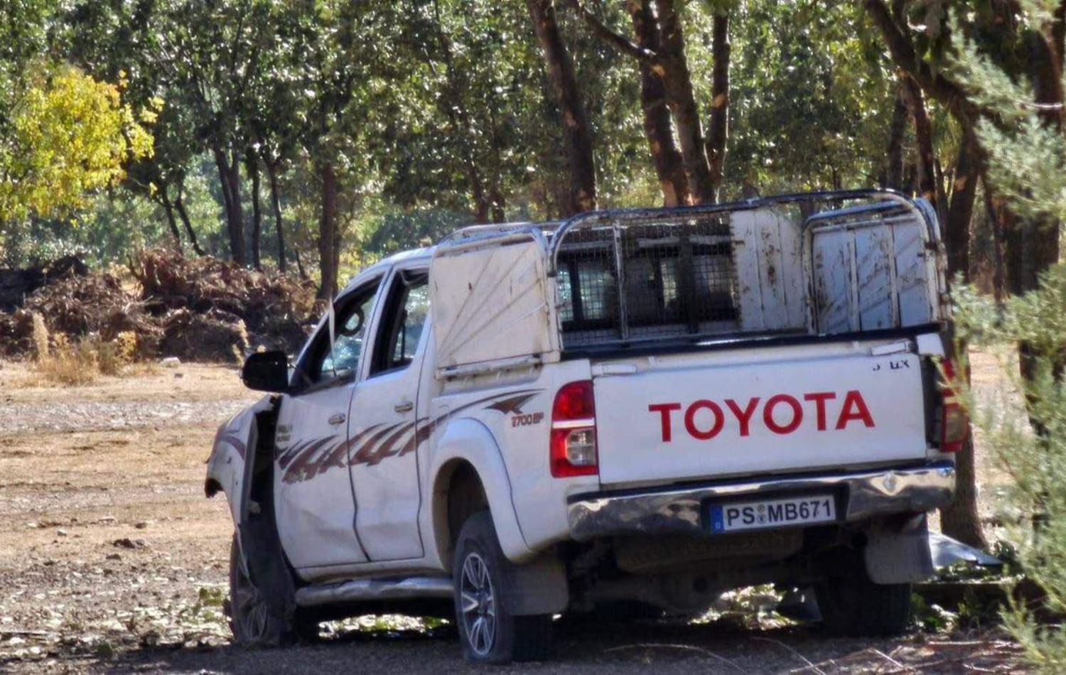 ئەو ئۆتۆمبێلەی بە مووشەک کراوەتە ئامانج 