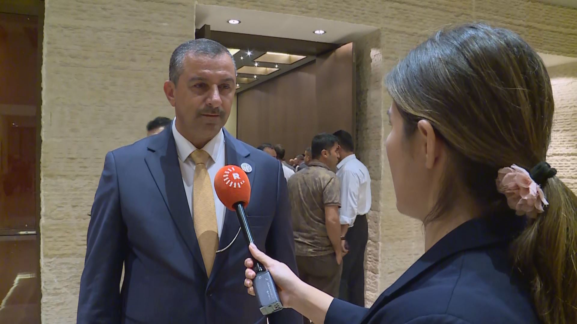 هەڤاڵ ئەبوبەکر، پارێزگاری سلێمانی قسە بۆ پەیامنێری رووداو دەکات