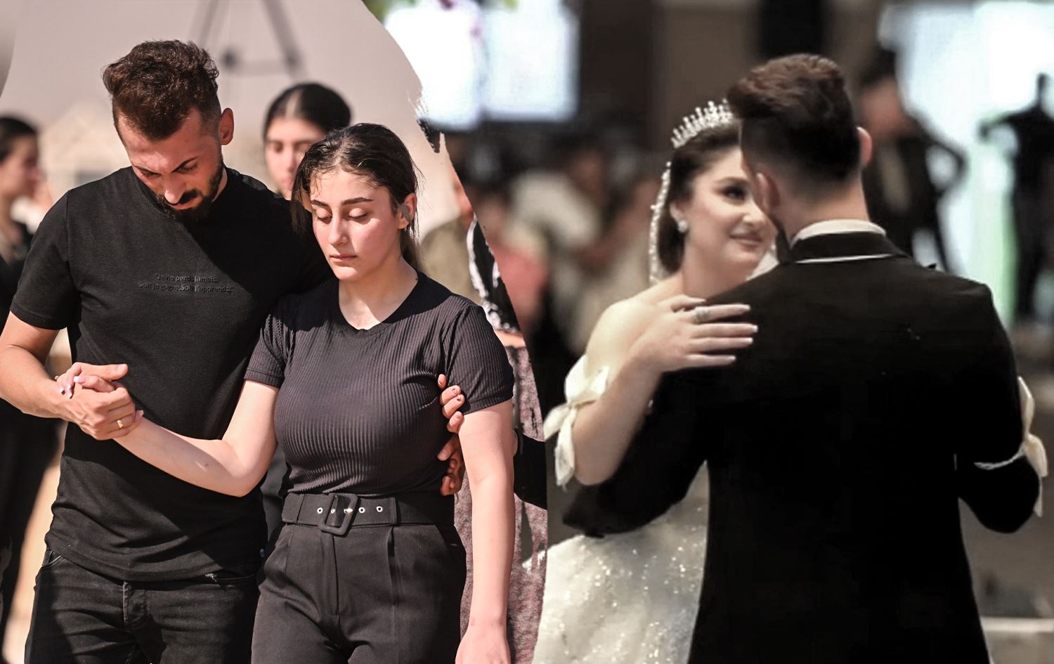 نیوە شایی؛ سەرەتای زەماوەندی بووک و زاواکەی حەمدانیە هەڵپەڕکێ و کۆتاییەکەیشی شین