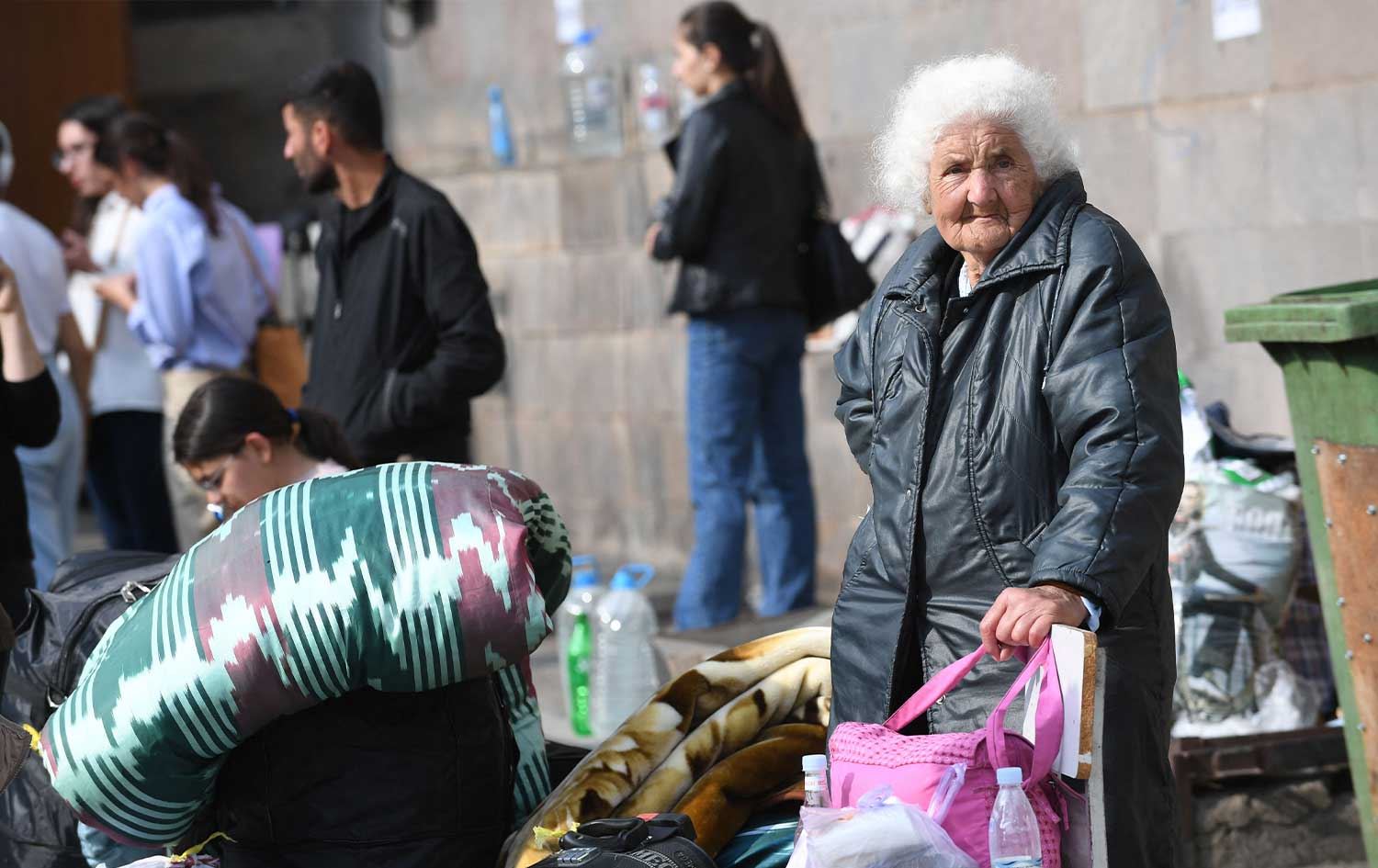 ئاوارەبوونی هاووڵاتیانی ناگۆڕنۆ قەرەباخ بۆ ئەرمینیا، وێنە: AFP