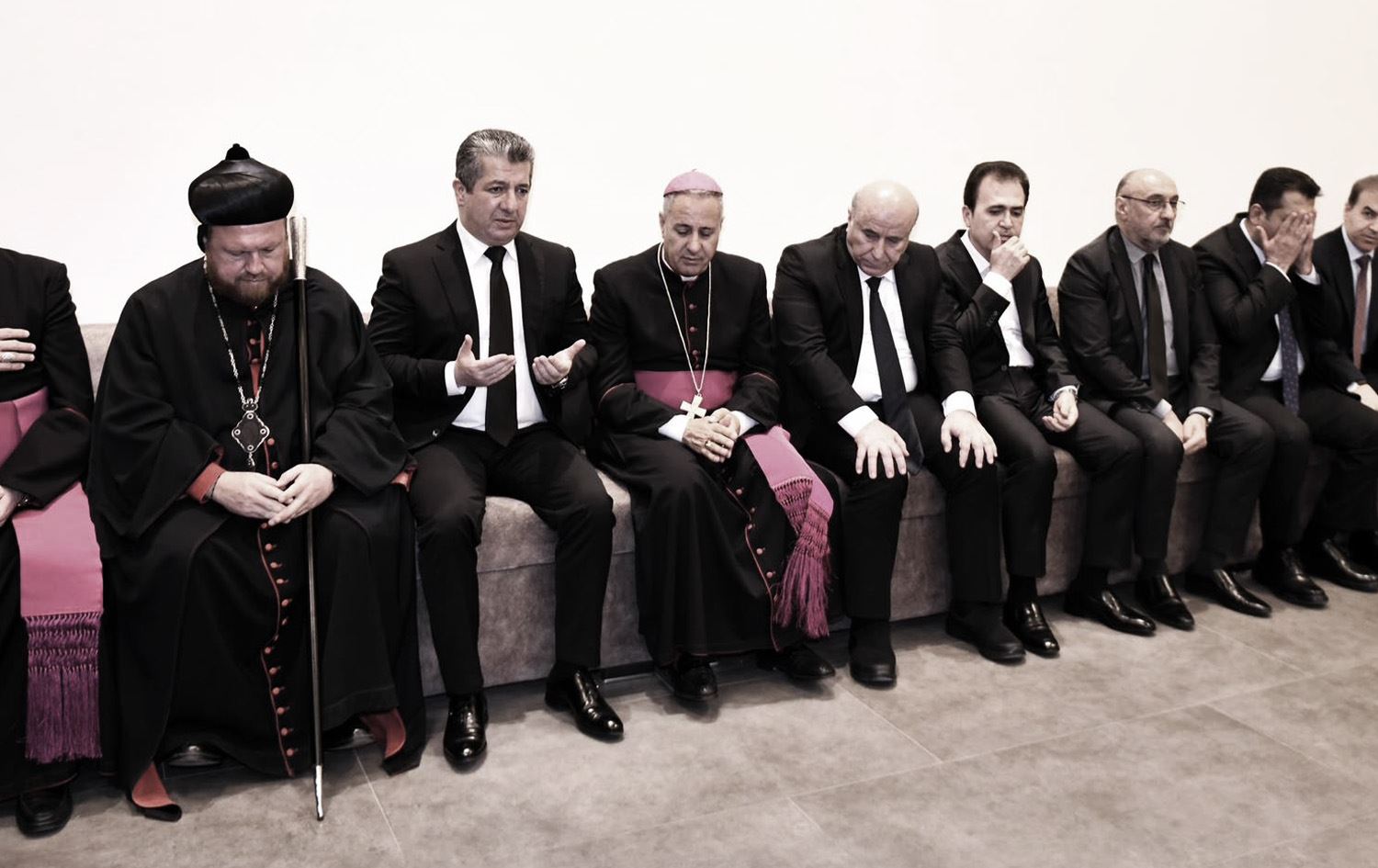 Mesrûr Barzanî beşdarî şîna qurbaniyên şewaata Hemdaniyeyê bû