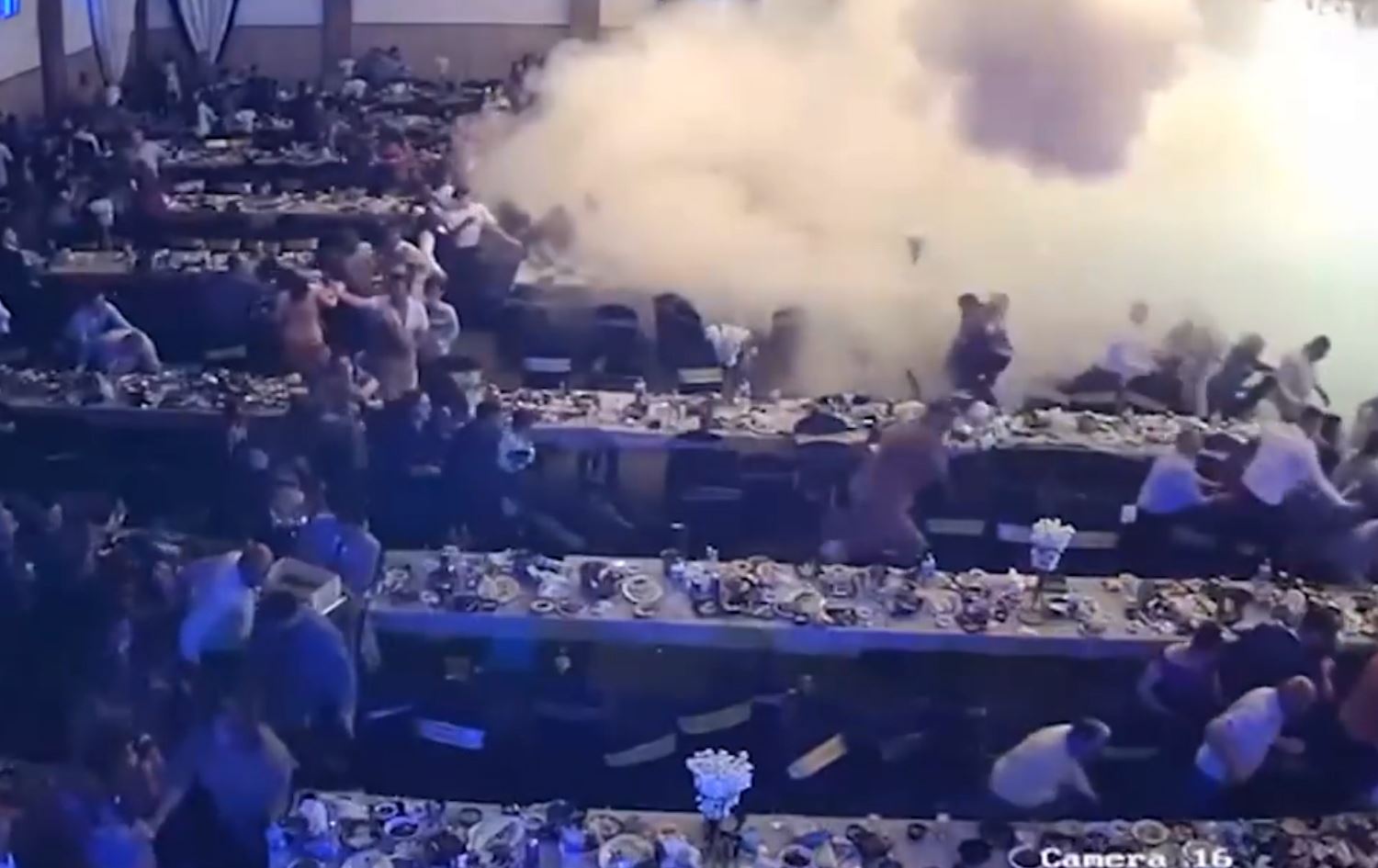 دیمەنێکی کاتی کەوتنەوەی ئاگرەکە