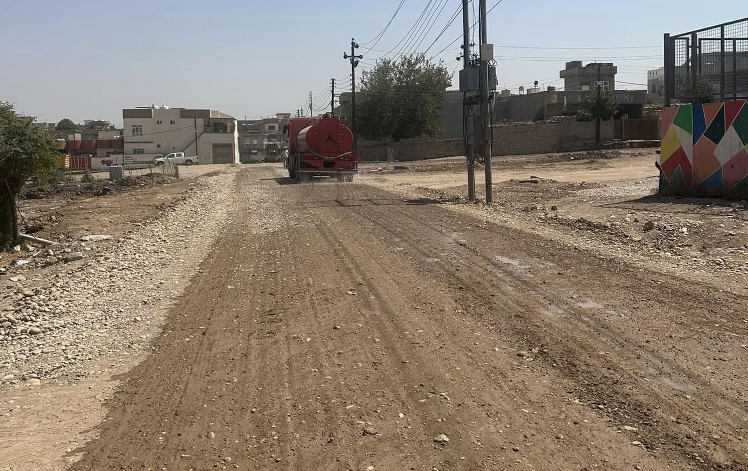 شارەوانیی بەردەڕەش: بەگوژمەی 7.5 ملیار دینار پڕۆژەی خزمەتگوزاری لە قۆناخی جێبەجێکردندان