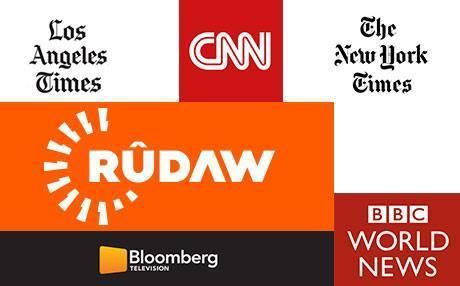 Tenê di hefteyekê Rûdaw bû çavkaniya 21 rojname û malperên cîhanê