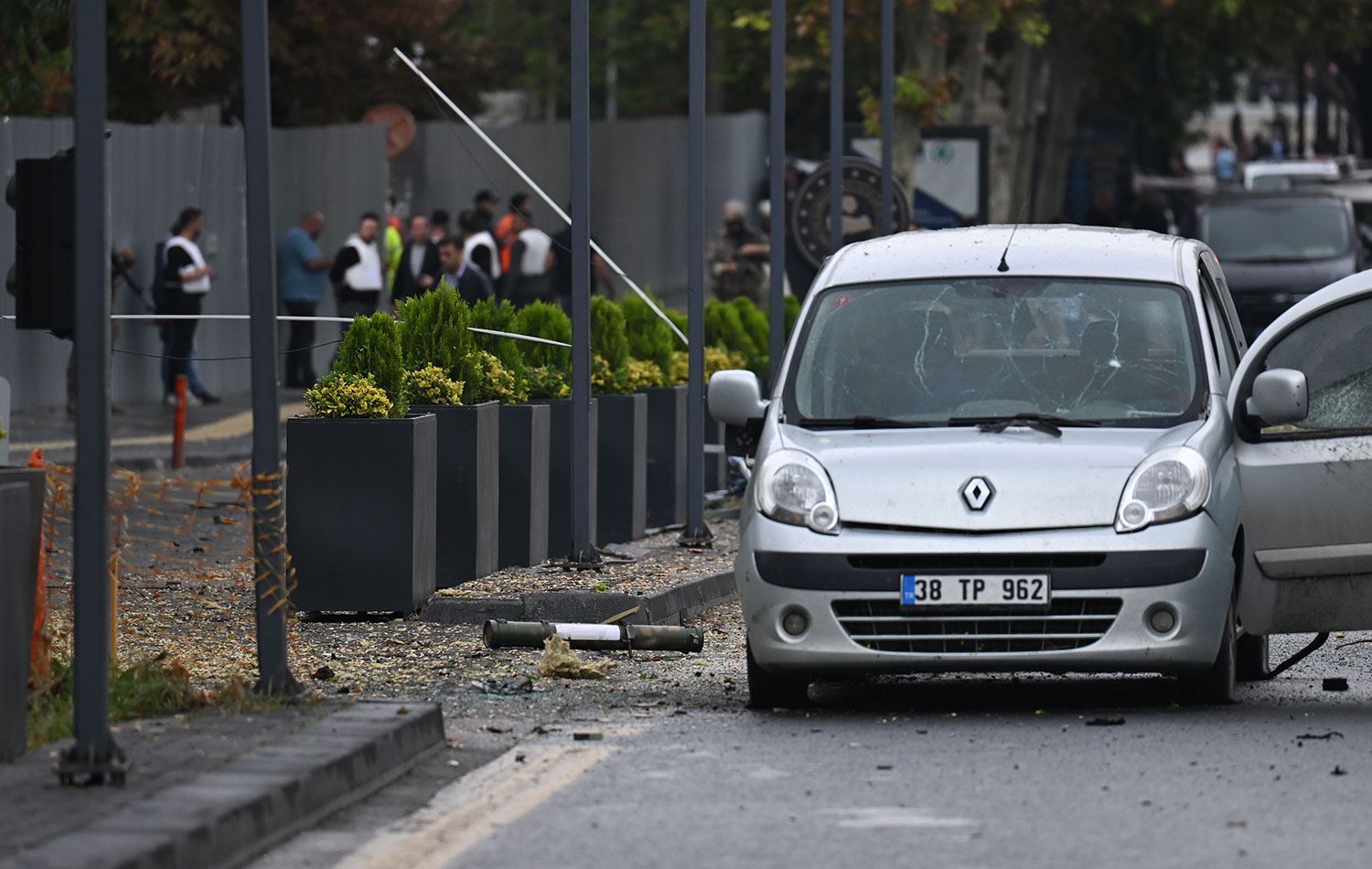 Otomobîla ku di êrişê de hatiye bikaranîn / Wêne: AA