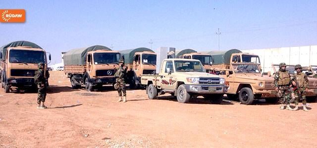 Kobani'ye gidecek olan sevkiyattan yeni görüntüler