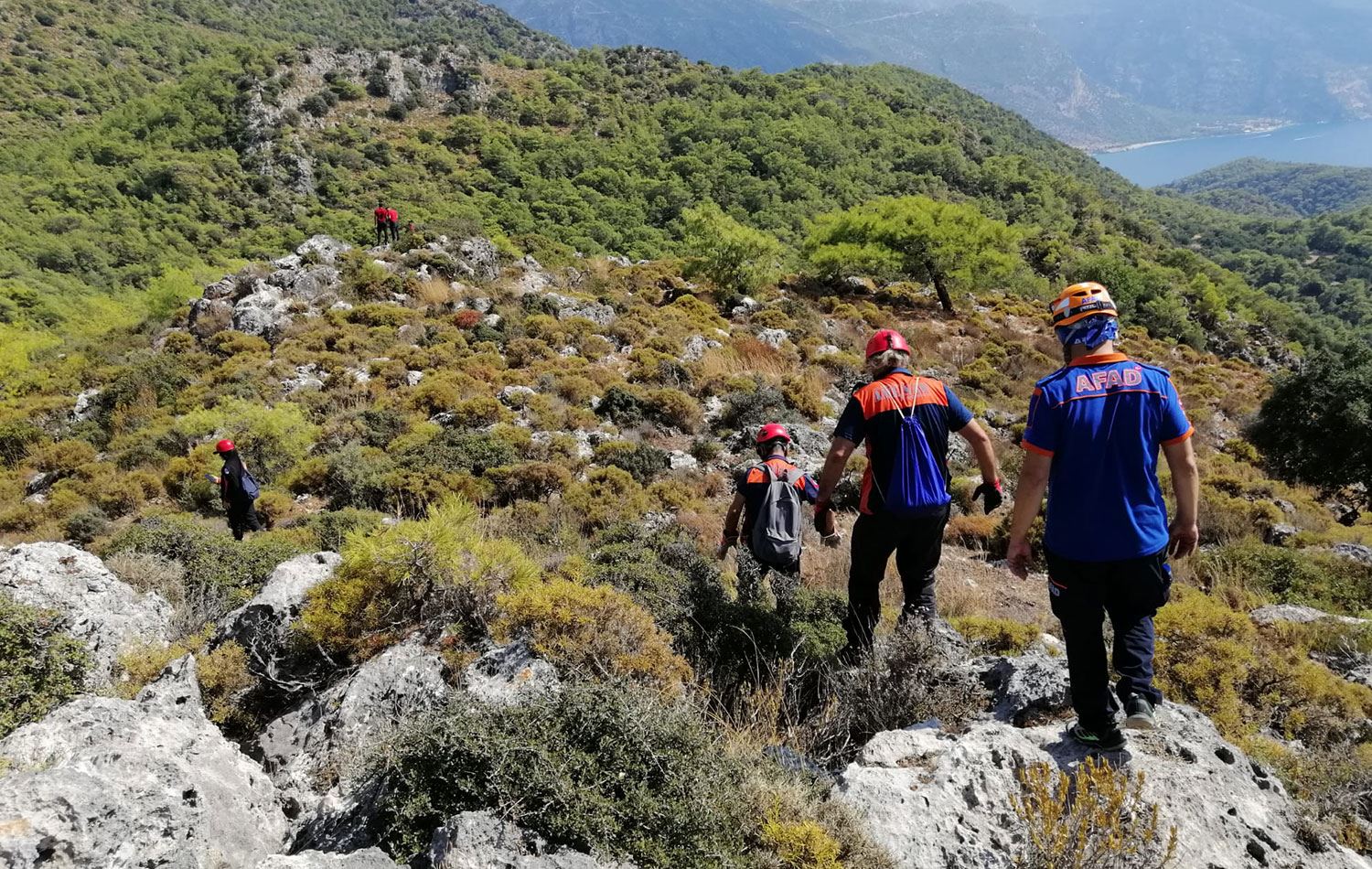 Kayıp turist için arama çalışması başlatılmıştı. / AA