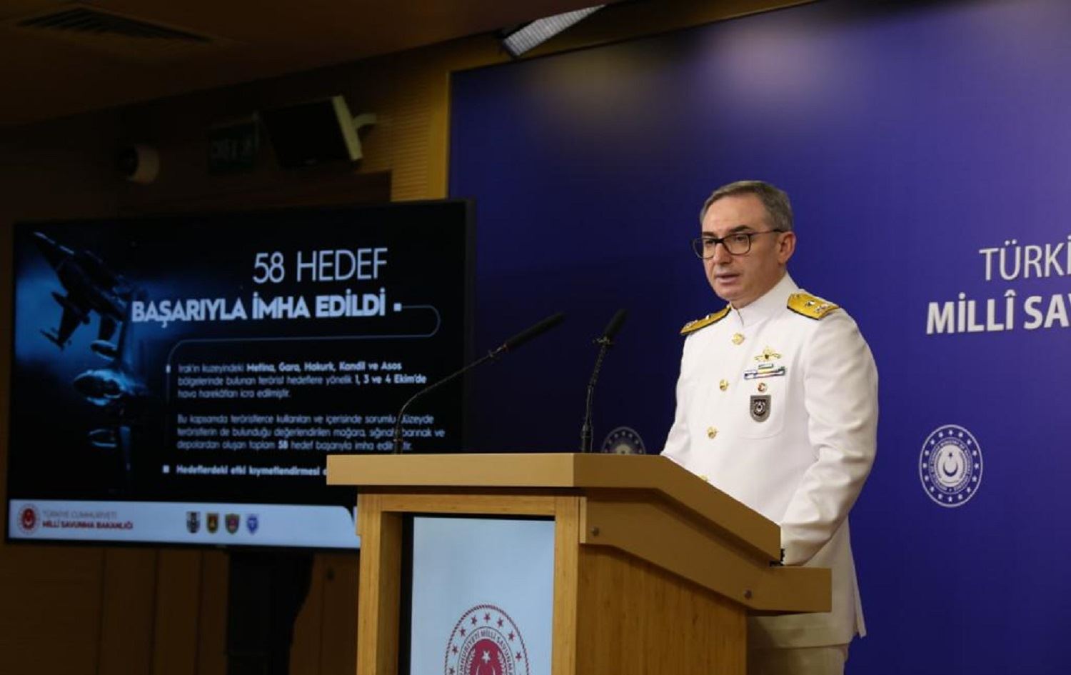 Rawêjkarê Çapemenî û Pêwendiyên Gel ê Wezareta Parastinê ya Tirkiyeyê Zekî Akturk  / Wêne: AA