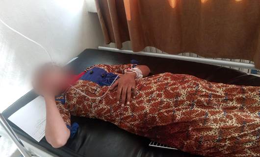 اصابة عاملة جراء القصف التركي على قرية البشرية في الحسكة