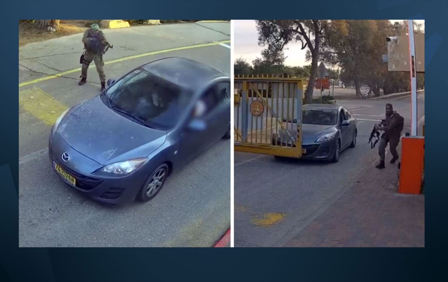 Çekdarên Hemasê êrişî otomobîlekî sivîl dikin û derbasî gund dibin