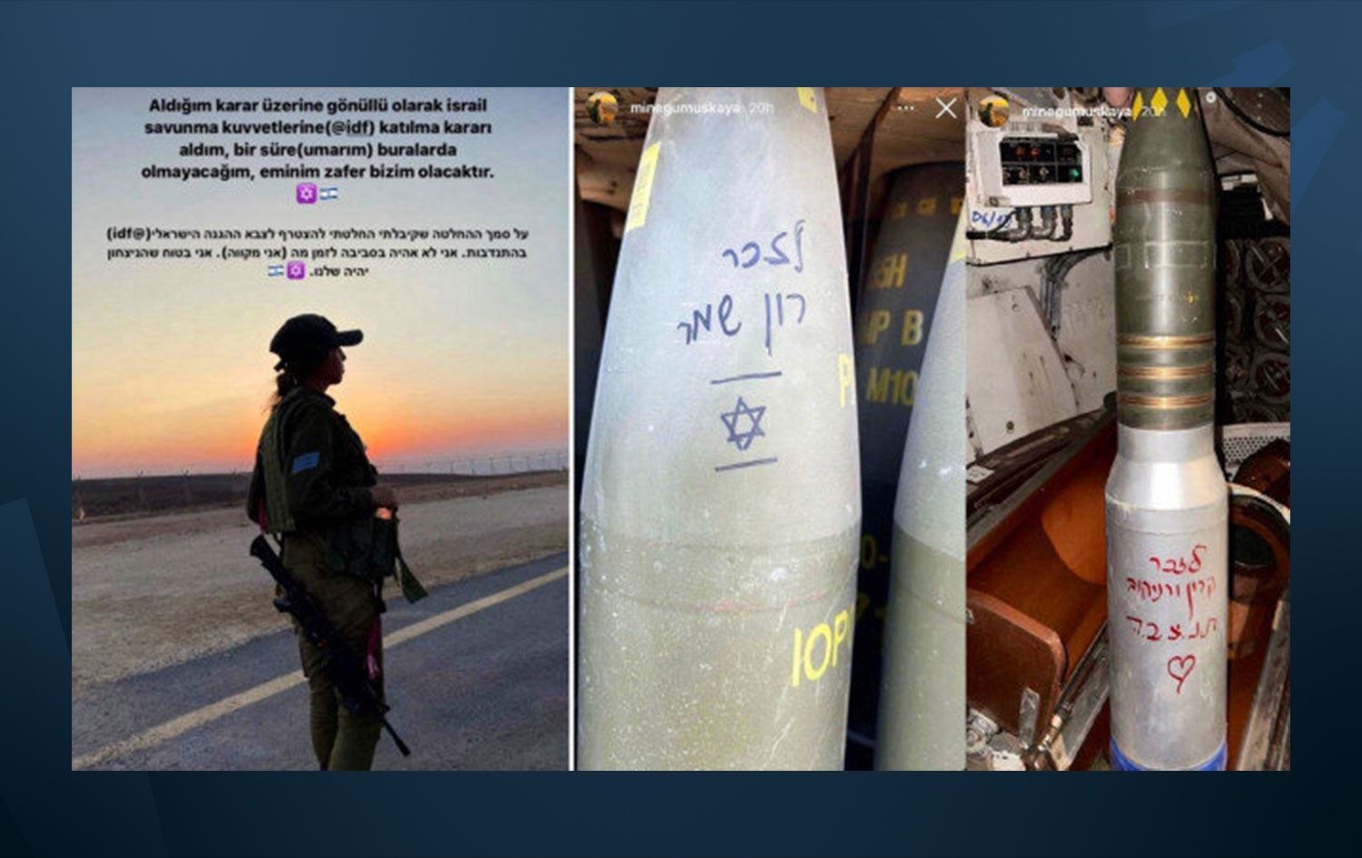 Wêneyên ku Mîne Gumuşkayayê belav kirine