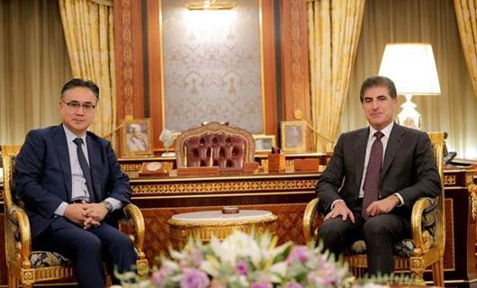 اجتماع رئيس إقليم كوردستان والسفير الياباني