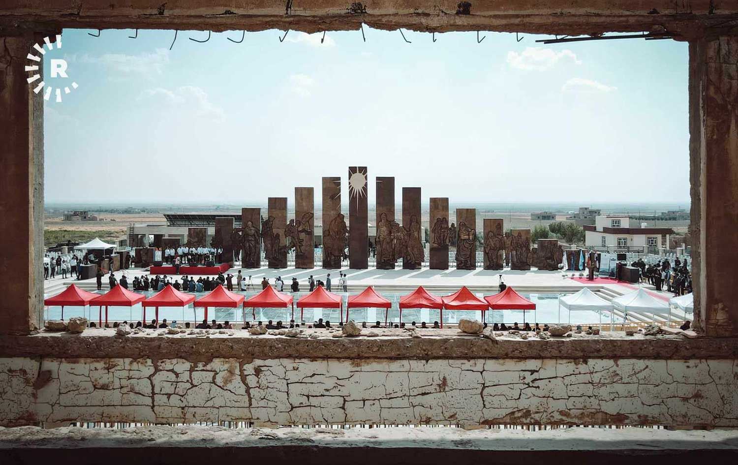 مۆنیۆمێنتی جینۆسایدی شەهیدانی کوردانی ئێزدی لە قەزای شنگال