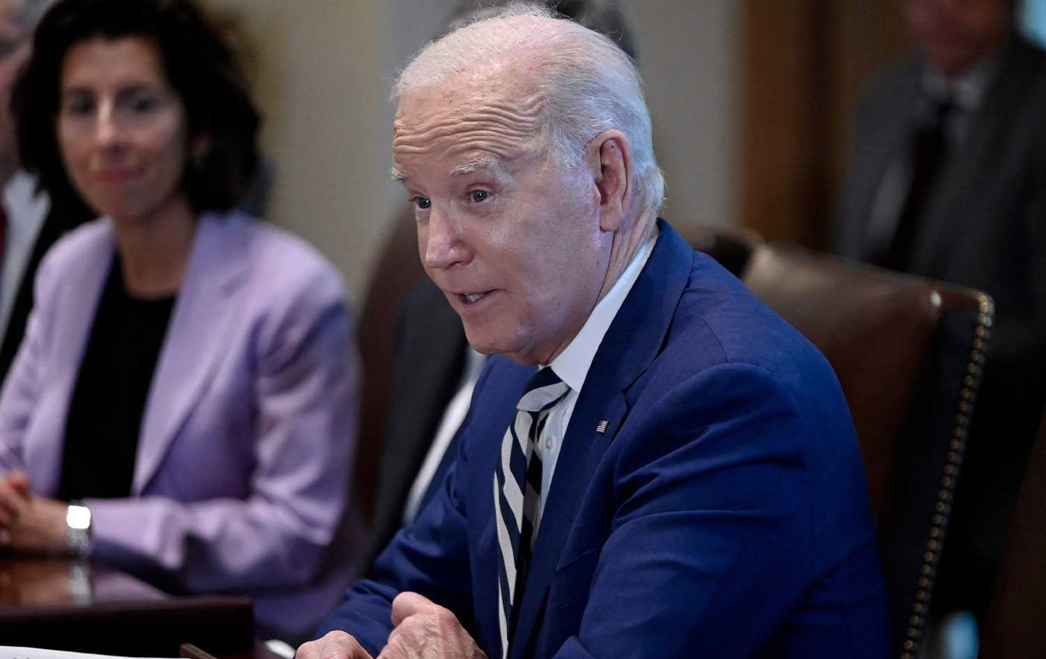 جۆ بایدن، سەرۆکی وڵاتە یەکگرتووەکانی ئەمریکا، وێنە : AFP