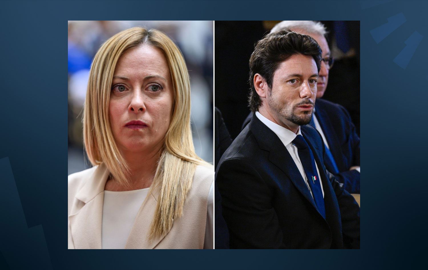 Giorgia Meloni û hezkiriyê wê Andrea Giambruno 
